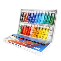 1224 colors acrylic paint set 15ml painting supplies non toxic acrylic paints for beginners and professional artists
