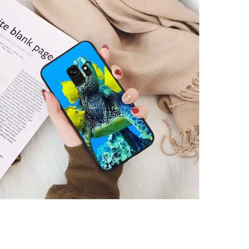 

The bottom of the sea turtle Phone Case For Samsung Galaxy s5 S6 S7 edge plus S8 S9 S20 plus S20 ULTRA S10lite 2020 s10 case