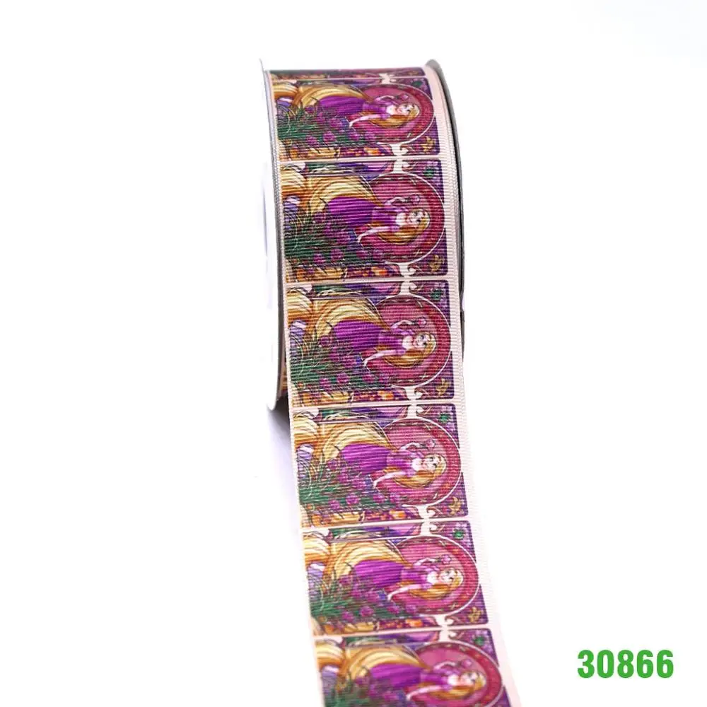 30866 DIY ремесло поставляет мультфильм персонаж напечатанный grosgrain ленты, атласная лента 50 ярдов. 30856 - Цвет: 30866