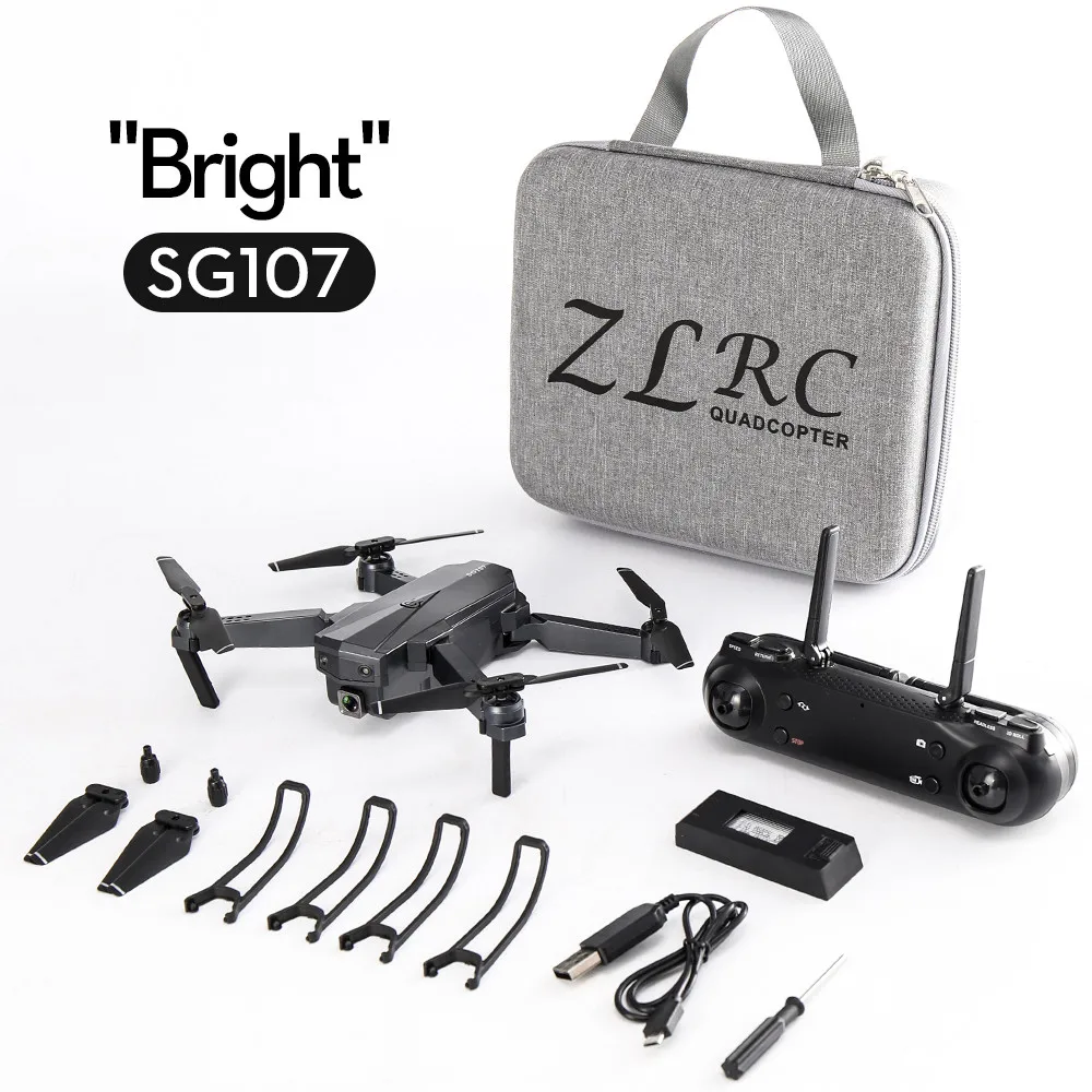 Дрон складной Sg107 4k Wi-Fi Fpv Hd-камера | Игрушки и хобби