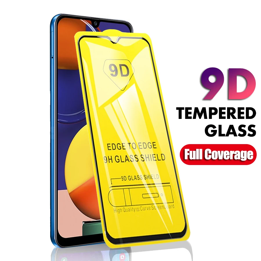 9D samsung A50S Защитное стекло для Galaxy A50 закаленное Sansung A 50 50S 50A A505 A507 пленка протектор