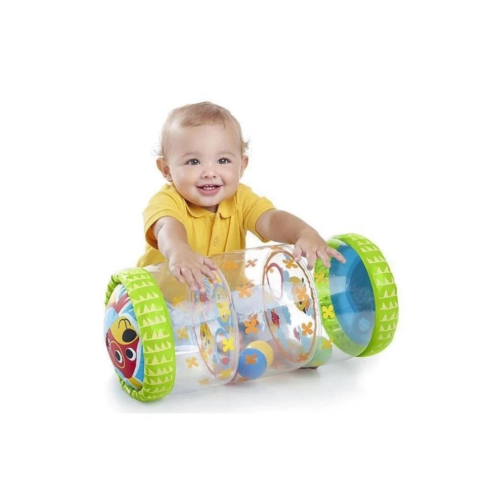 

New Lnflatable Toy Infants Roller PVC Baby Fidget Toys Crawling Learning Roller With Bells Toddler Standing Early Education
