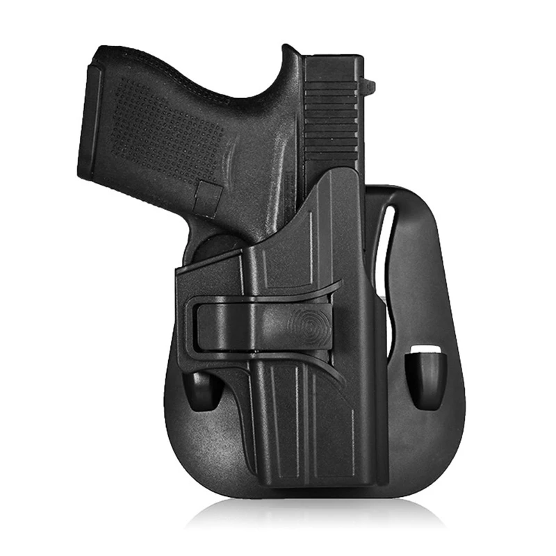 

OWB Paddle Holster for Glock 43X 43, Outside Waistband Tactical Gun Holster, Belt Carry Holder G43 Adjustable Cant Quick Release