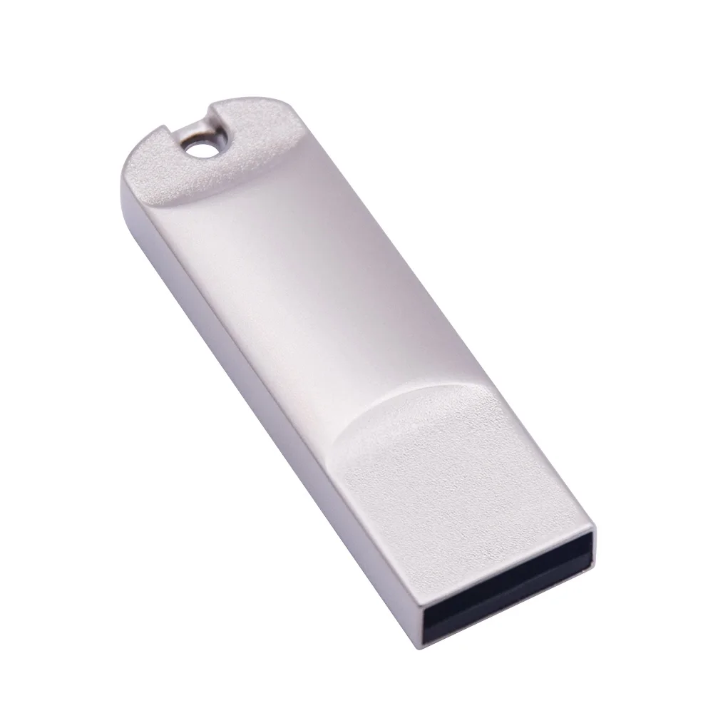 Металлический Usb флеш накопитель 2 0 объемом 4 ГБ 8 серебристый флэш 10 шт. логотипов