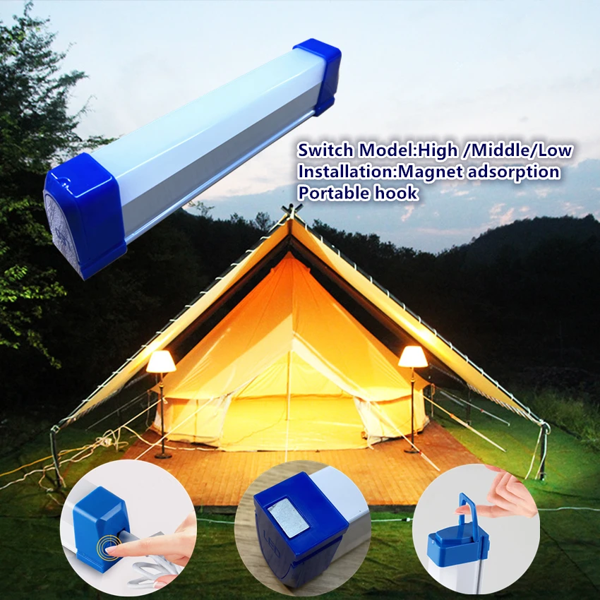 Светодиодный перезаряжаемый фонарик T5 с аккумулятором 18650 уличный для кемпинга 5