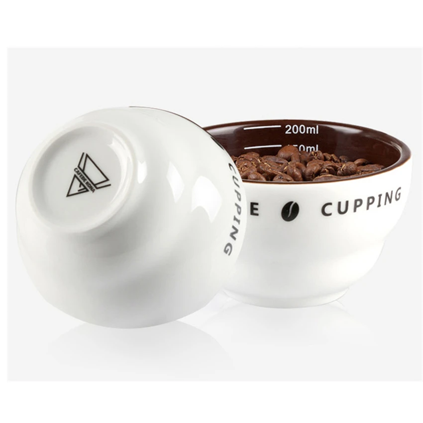 Чашка для кофе эспрессо 200 мл керамическая мерная чашка соревнование