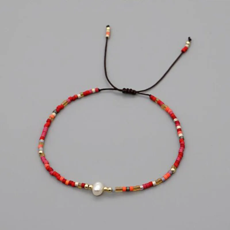 

1Pcs Handmade Beaded Fashion Bracelets for Women Design Temperament Multi-layer Bracelet Bangles Summer Jewelry Boho Ethnic