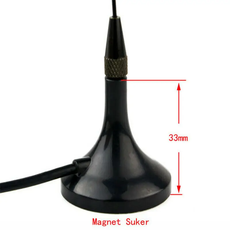 Автомобильная антенна Nagoya UT-106 VHF UHF двухдиапазонная SMA-Male/SMA-Female Magnetic HF для