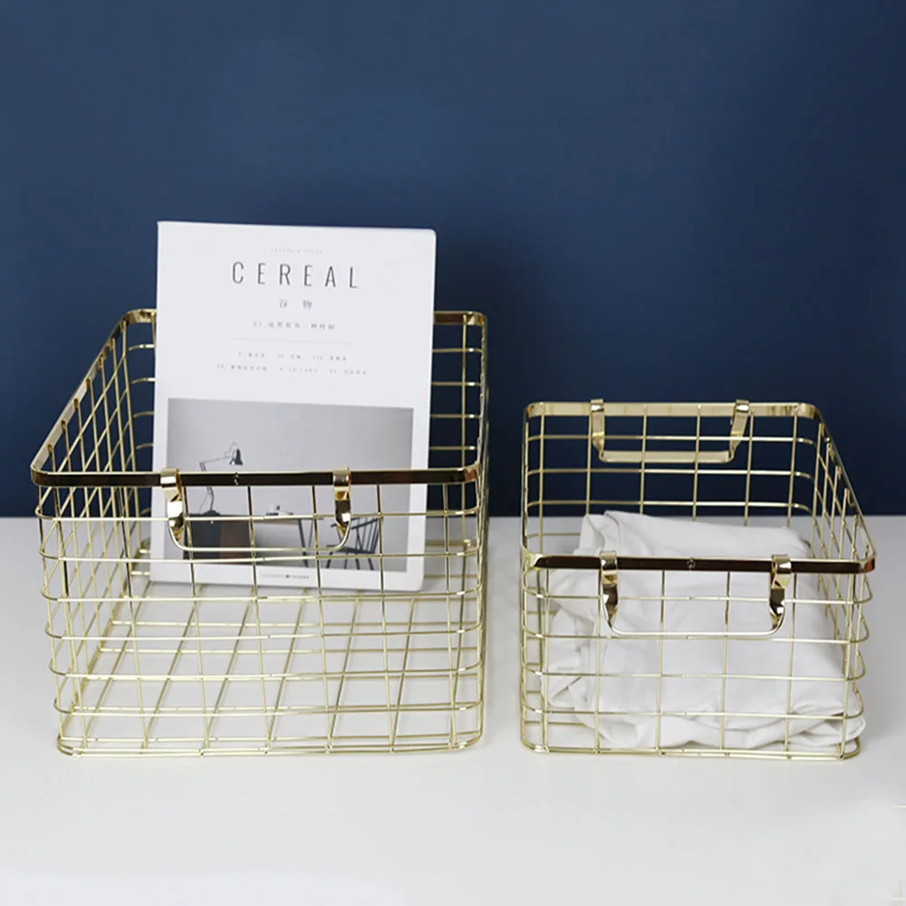 Organizador Metal Basket Portable Storage Bathroom Dirty Clothes Home Office Laundry Organizer box | Дом и сад