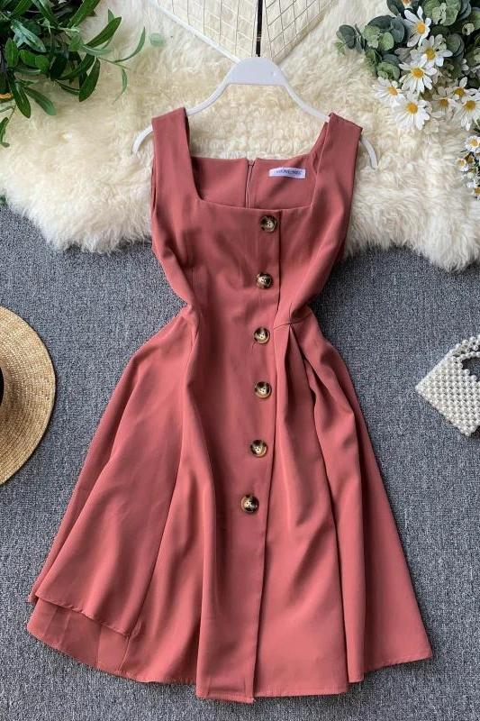 Женское винтажное платье без рукавов FMFSSOM облегающее однобортное в стиле ретро с