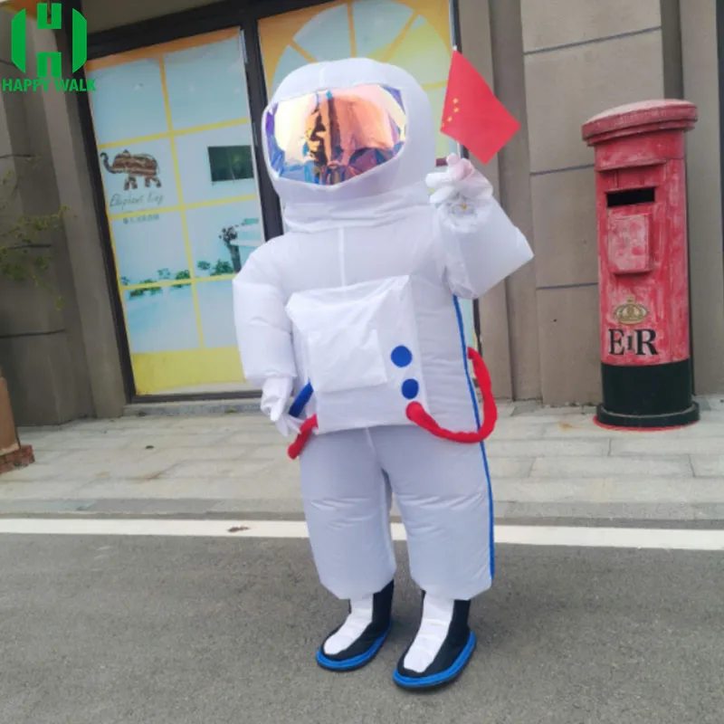 Новые надувные белые космические костюмы на Хэллоуин и Рождество карнавальный