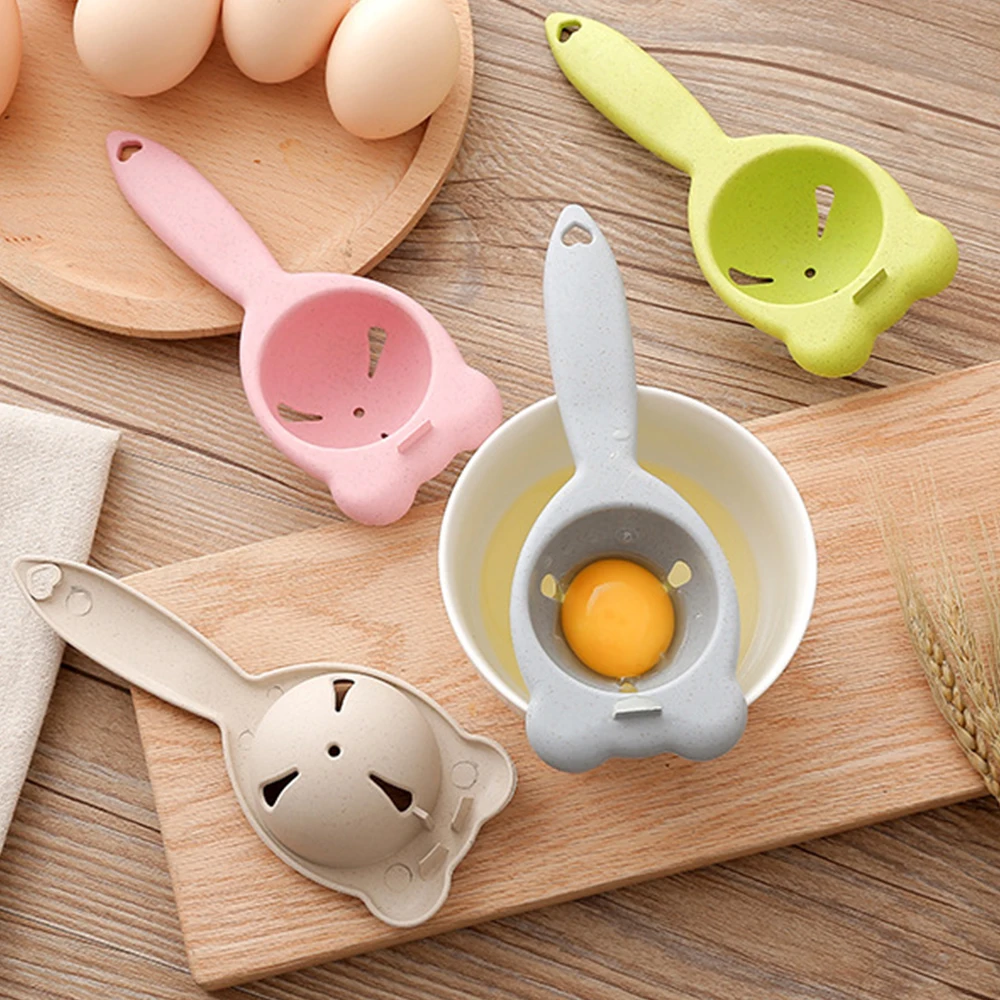 

10pcs Wheat Stalk Yolk White Egg Separator Egg Filter Cute Eggs Tools Baking Cooking Accessories Kitchen Gadgets