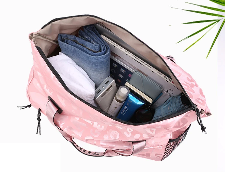 Gym Bags Travel Training Sports Fitness Replaceable Shoes Shoulder Strap For Women Men Husband Waterproof Nylon Fashion Handbags