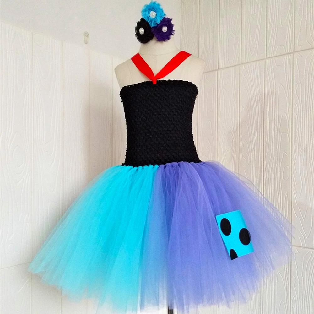 Тряпичная кукла юбка-пачка для девочек платье с принтом &quotКошмар перед