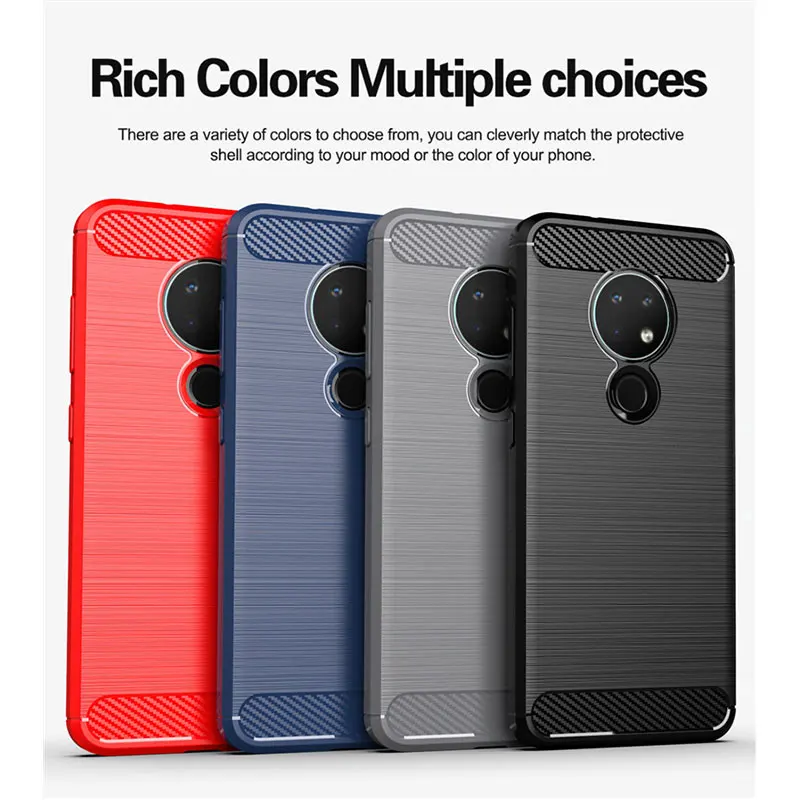 Новый чехол из углеродного волокна для Nokia X71 X7 X6 X5 X3 8 Sirocco 9 7 2 6 4 3 1 5 мягкие