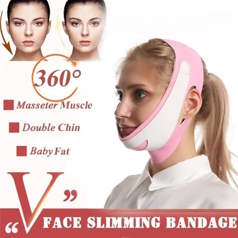V Shaper Slimming Bandage Face-lift With Sleep Face Relaxation Shape Lift Reduce Double Chin Face Thining Band Massage