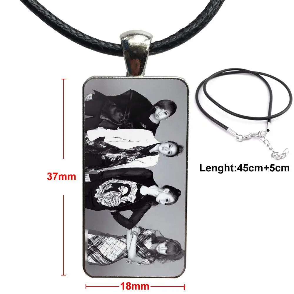 Модные Винтажные стеклянные Женские Подвески 2ne1 для женщин ручной работы -