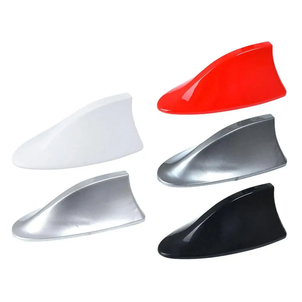 

Universal Car Shark Fin Shape Antenna Cover Sticker Decoration Auto Radio Signal Aerials Adhesive Base Radio FM Signal Antenna