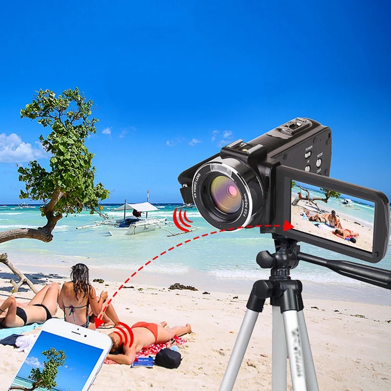 48 Megapixel 4K HD Digital Camera WIFI Wedding DV Live Video Recorder | Электроника