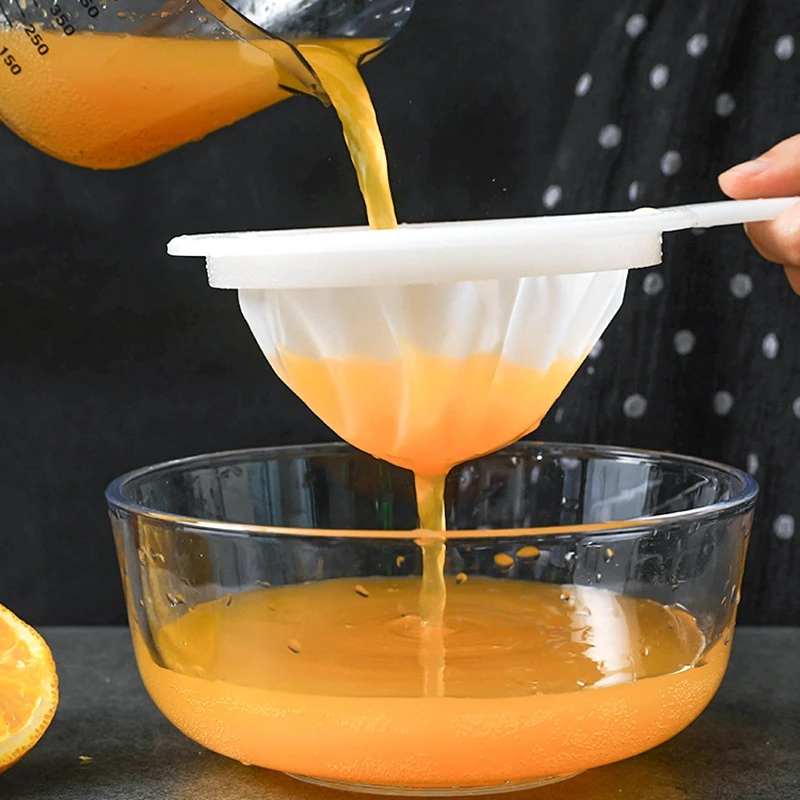 Многоразовый кухонный фильтр 100/200/400 сетки нейлоновый для Дуршлаг-сито пищевой