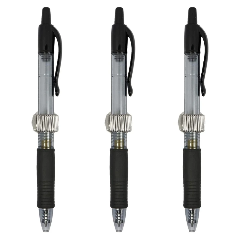 

Pen Holder Clips Manganese Steel Pen Holder w/ Expanding Loop Pen Organizer Fit Any Size for Refrigerator Bulletin Board