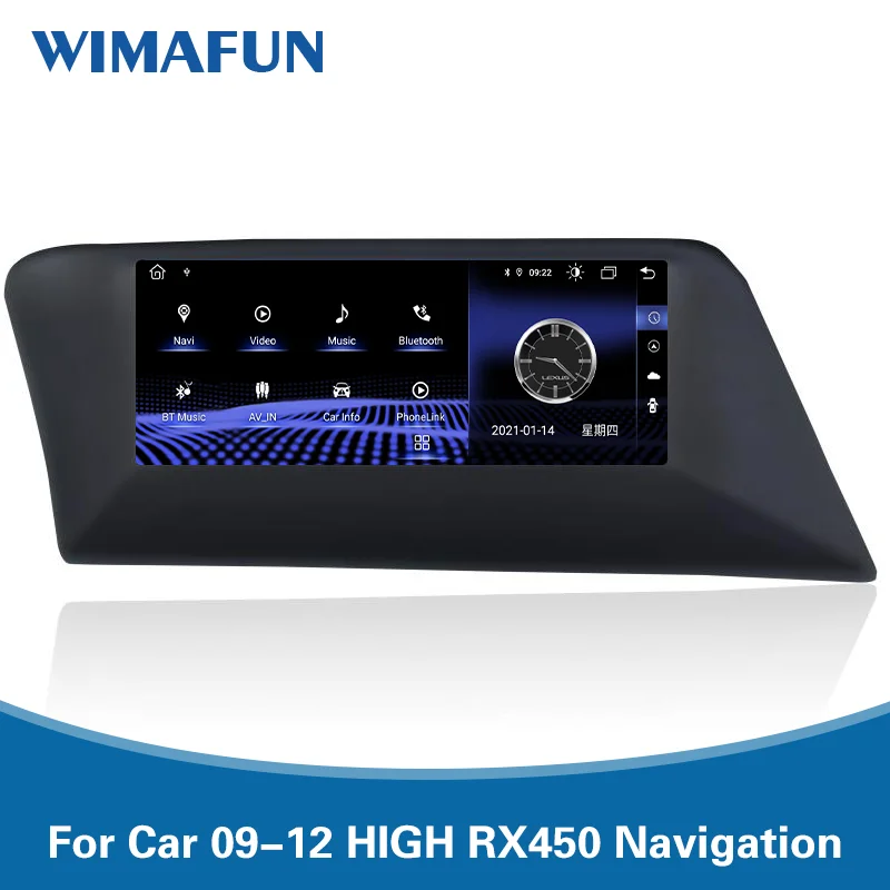 

For Car navi Lexus RX450 HIGH 2009-2014 10.25 inch car radio Android smart multimedia player automatic GPS navi stereo receiver