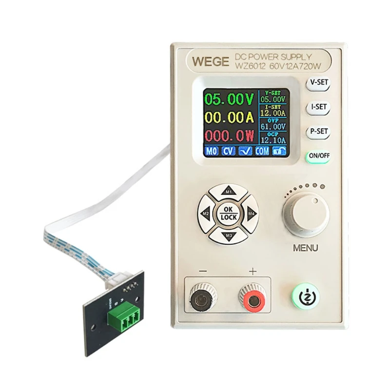 

High Power Adjustable Step-down DC Power Supply with Key Lock Function