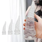 Большая Анальная пробкаШишкиудлинителиносилкиСекс игрушкифаллоимитатор для женщин осьминог, присоска Анальная пробка для массажа простаты большая Анальная пробка