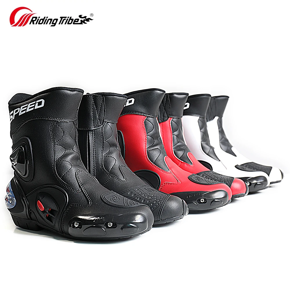 Ботинки для мотогонок Riding Tribe мотоциклетные скоростные ботинки монопольный