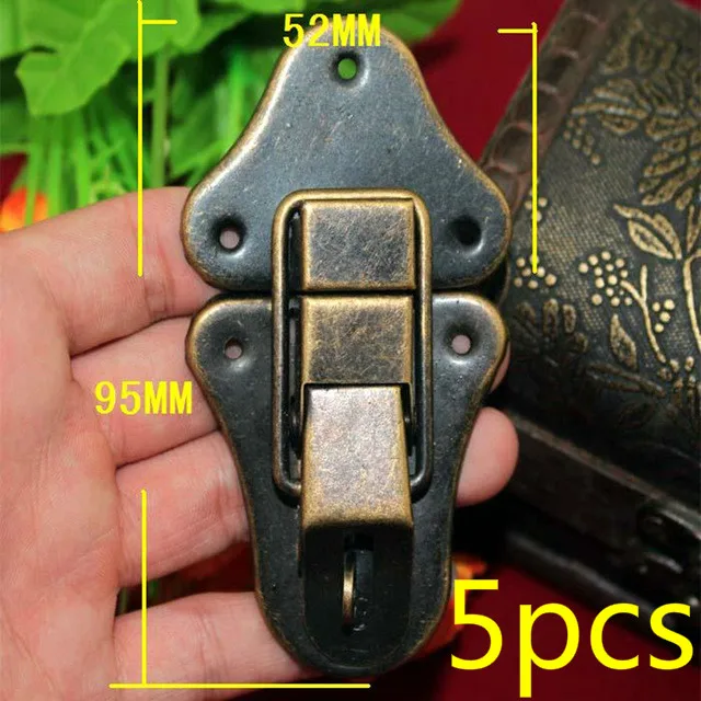 5 шт. бронза Винтаж замки антикварное изделие из металла ювелирных изделий груди