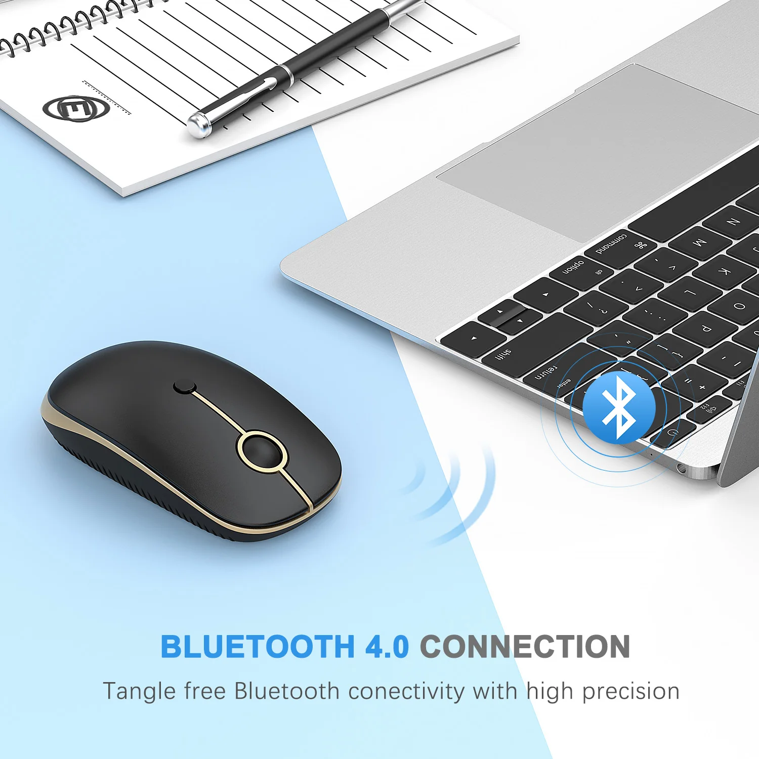 Мышь Jelly Comb Bluetooth 4 0 тонкая два режима 2 ГГц | Компьютеры и офис