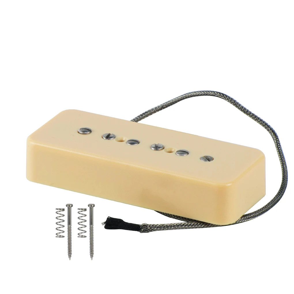 Новинка винтажный Alnico 5 P90 Pickup электрическая гитара кремового цвета Soapbar Single Coil Neck