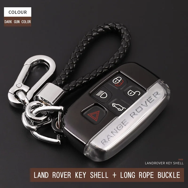 Подходит для Land Rover стильная сумка для ключей Range Rover Sport Edition Aurora freelander 2 found 4 Jaguar xfl автомобильный чехол для ключей с пряжкой - Название цвета: Цвет: желтый