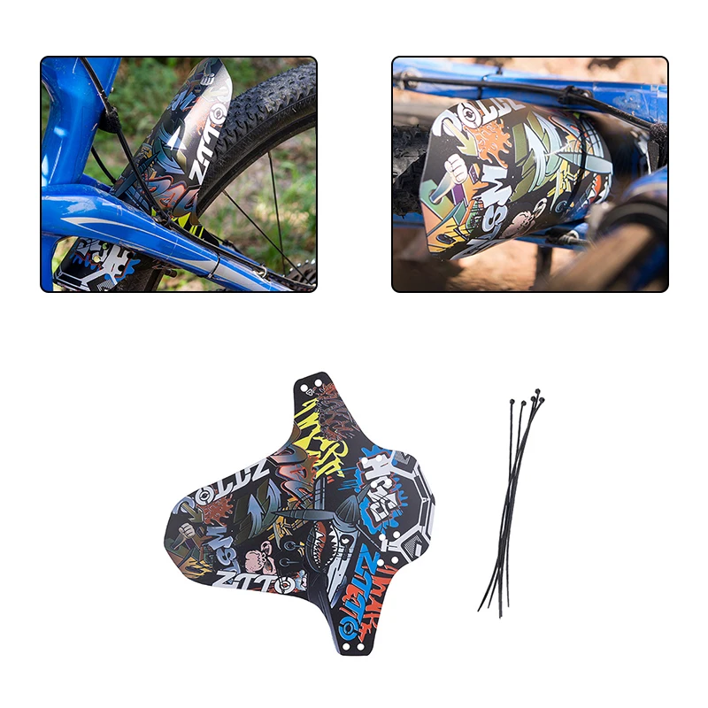 Грязезащитный щит для велосипеда прочный портативный передний и задний