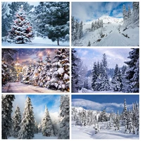 laeacco winter christmas tree dot polka glitter birthday banner backdrop photographic photo background for photo studio