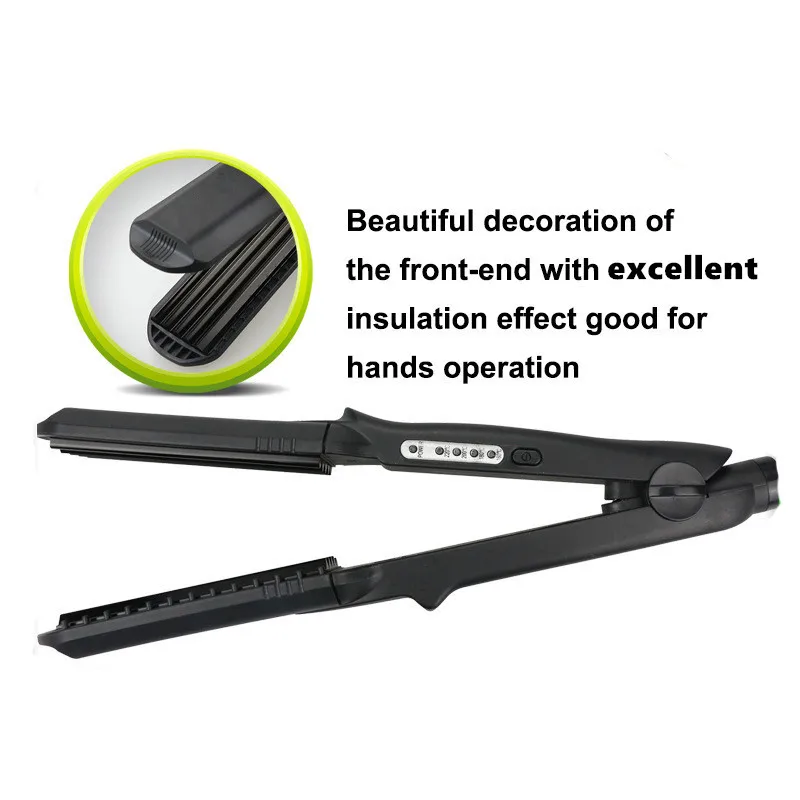 4 в 1 щипцы для завивки волос отрицательные ионы выпрямитель Сменные пластины