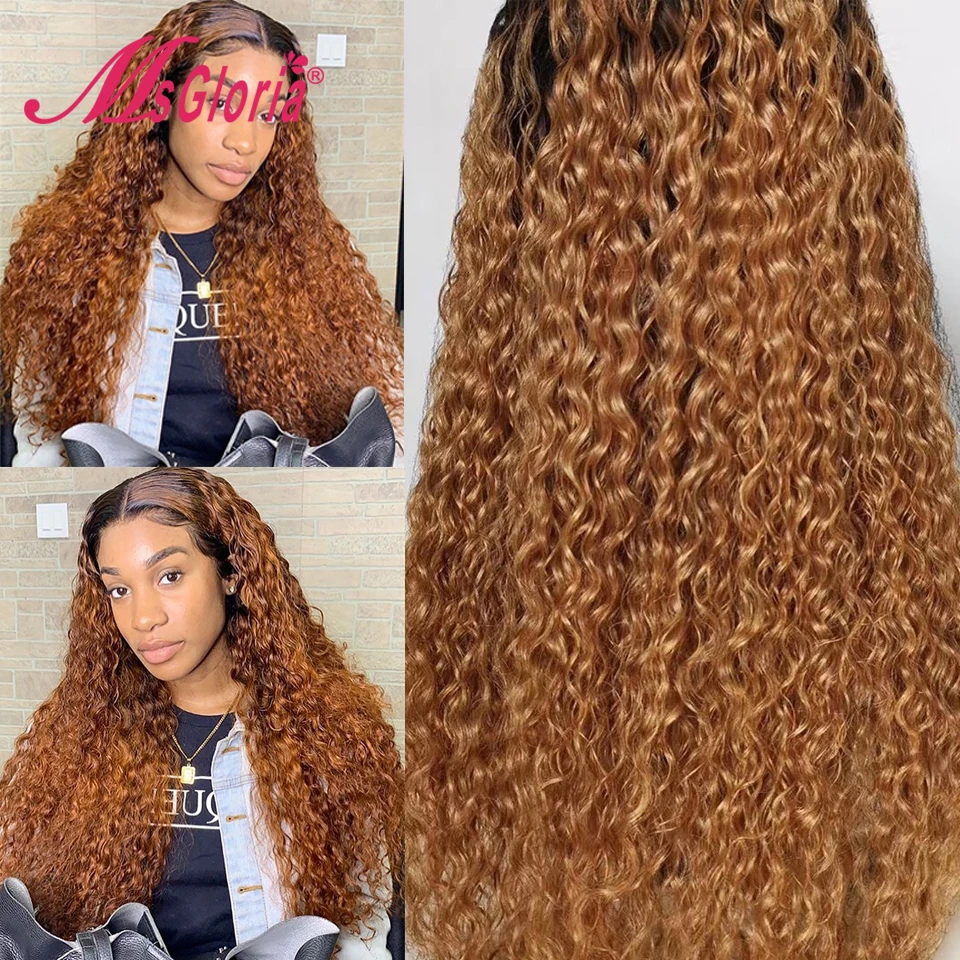 360 парик на кружевном фронте бразильский Реми кудрявый кружеве с детскими