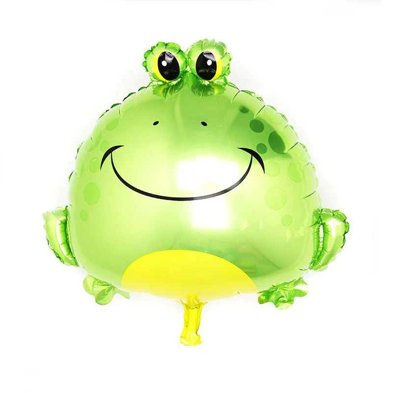 mini frog Большие Животные лисы фольги джунгли вечерние шары Сова день рождения лес вечерние украшения Дети Ежик медведь globos - Цвет: mini frog
