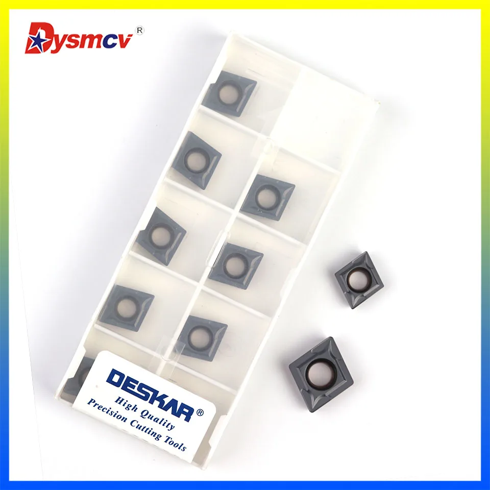 

DESKAR CCMT09T304 CCMT09T308 LF6008 CCMT120404 LF6008 CCMT120408 LF6008 CNC metal turning tool carbide stainless steel blade