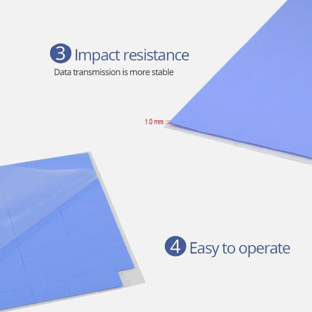 Силиконовые прокладки для теплоотвода ЦПУ 100 шт. радиаторы центрального