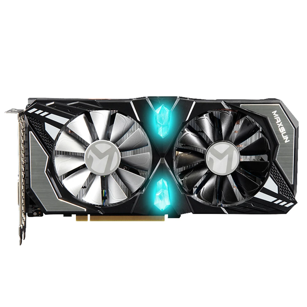 Maxsun GeForce GTX 1660 6G графическая карта Nvidia GDDR5 GPU игровая видеокарта для ПК|Видеокарты| |