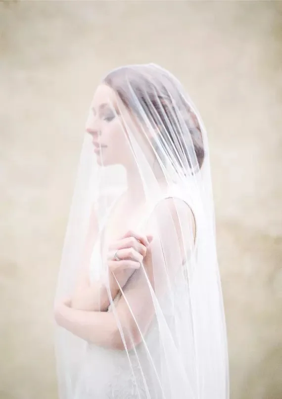 

5 Yard Off White Gauze Grenadine Lace Fabric, Mesh Lace Fabric Wedding Veil