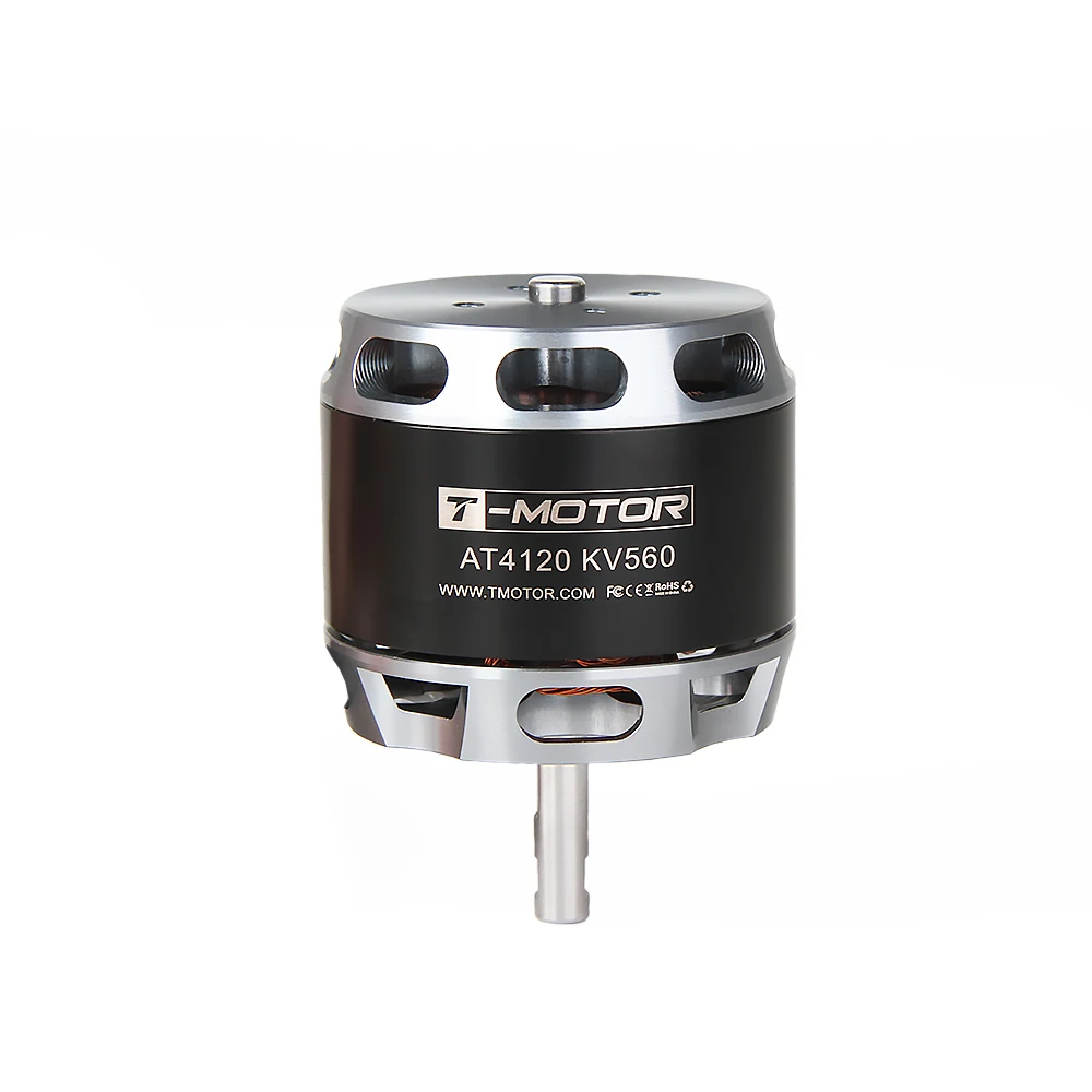 T-MOTOR AT4120 длинный вал 250kv 500kv 560kv бесщеточный электродвигатель для