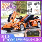 Моторизованный автомобиль 20087 McLarens P1, совместим с MOC-16915 строительными блоками, в масштабе 1:12