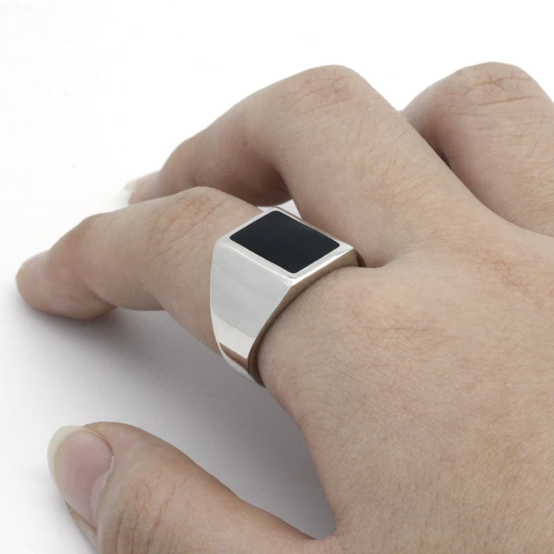 Новое поступление мужское кольцо из стерлингового серебра 925 пробы