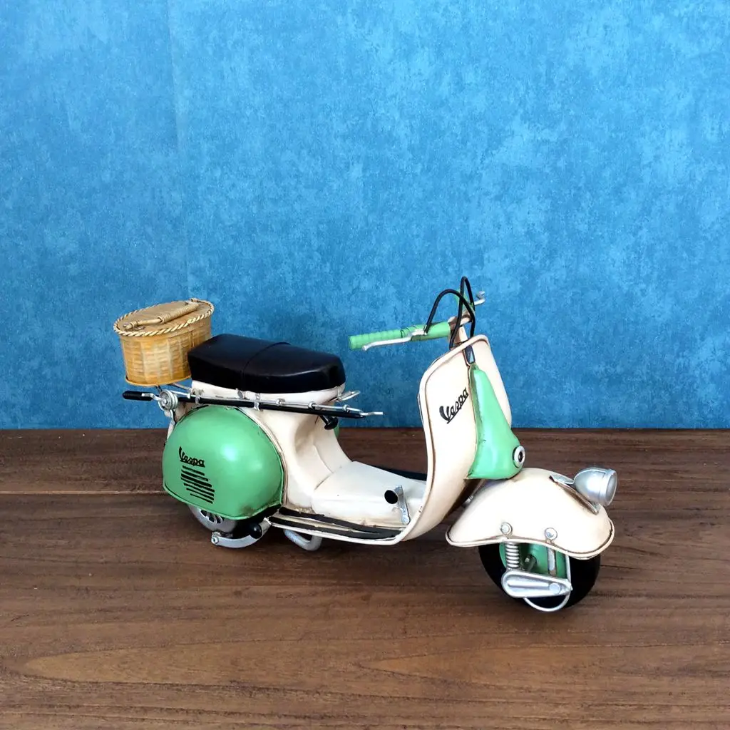 

Car-Model-Toys Gifts Vintage Ornaments Iron Motorcycle Crafts Figurines Vehicle Bar Furnishings Kid Gift Home Decor Collection