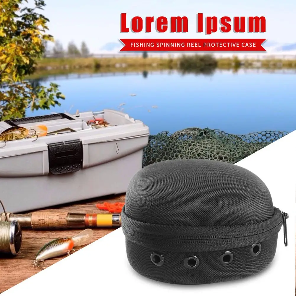 Портативная сумка для рыболовной катушки EVA водонепроницаемый чехол барабанной