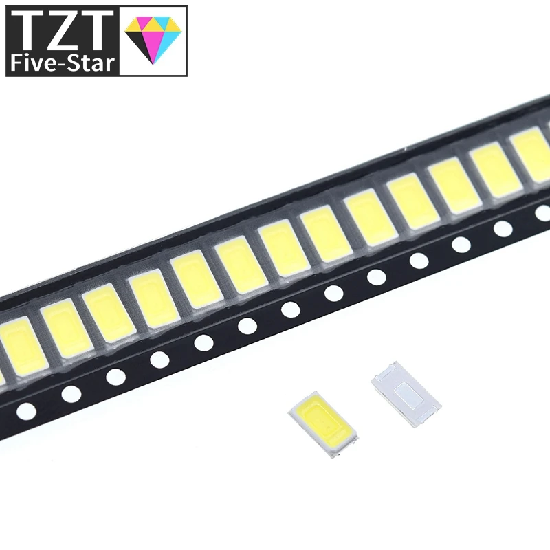 200 шт. 5630/5730 CW/WW 0 5 Вт 6500 мА 50 55 лм 5730 K светильник SMD 5630 светодиод 3 2 Диоды (3 4 ~ в)|Диоды|