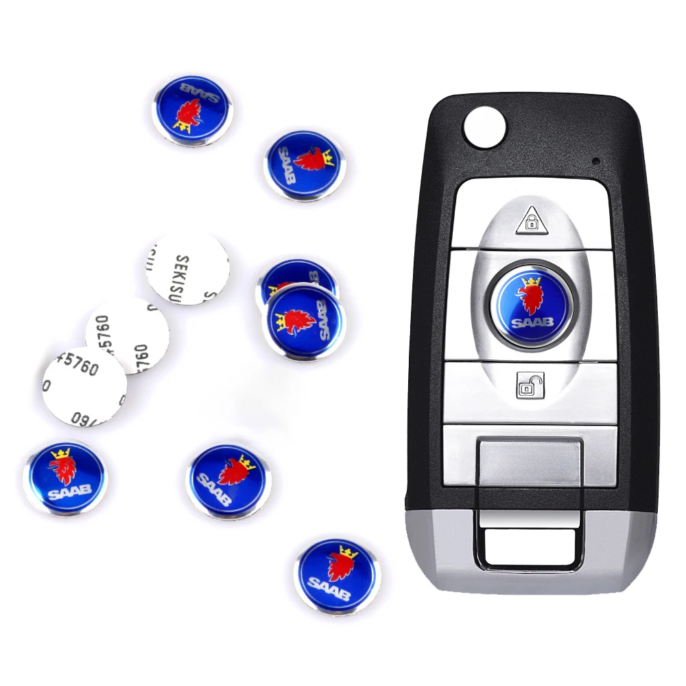 10 шт. автомобильный металлический 3D логотип ключ пульт дистанционного