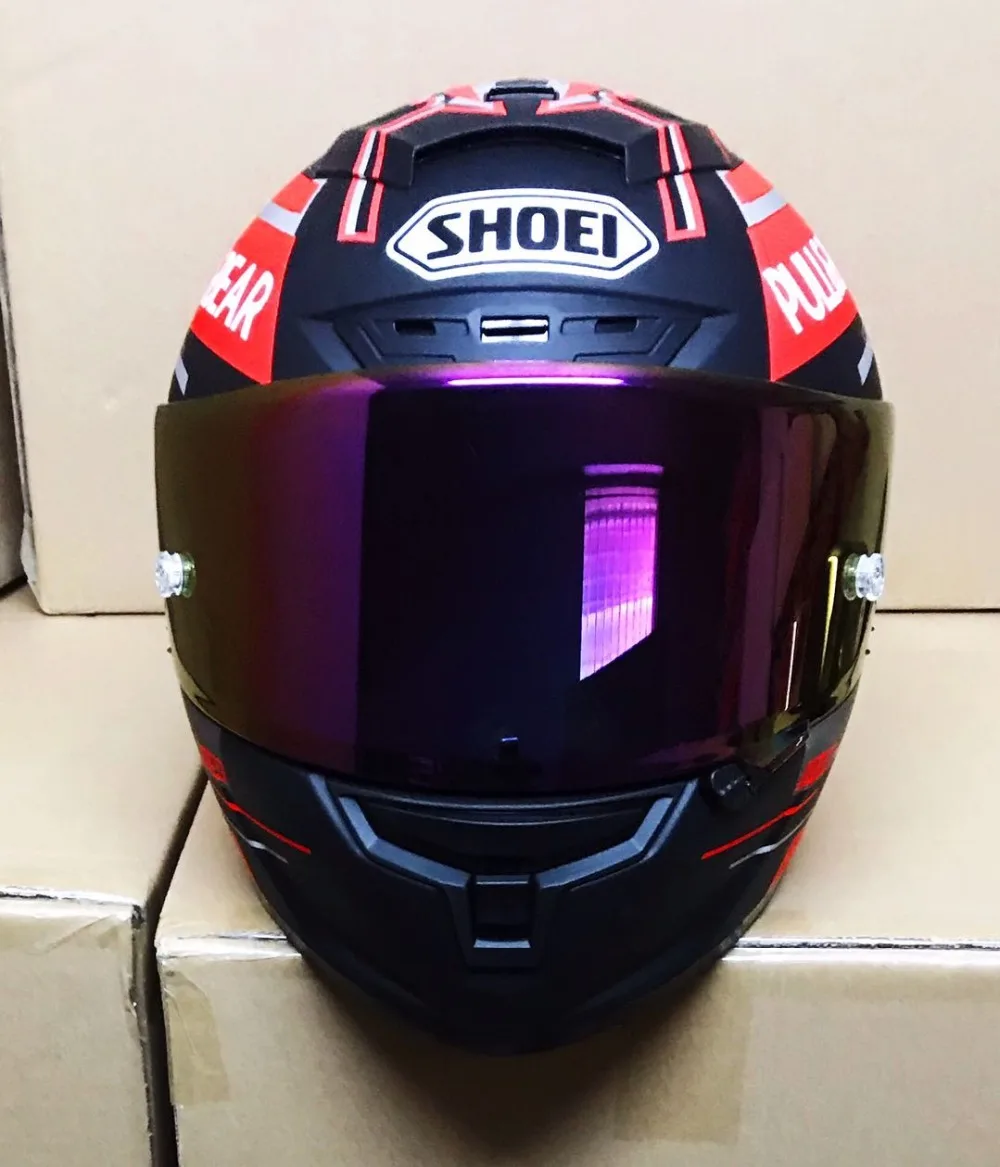 Новый мотоциклетный шлем SHOEI 2020 красный анти-противотуманный гоночный для бега